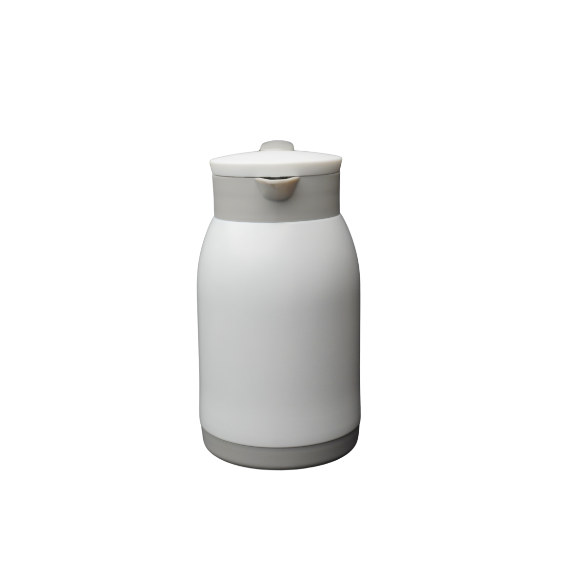 White Metal Tea Coffee Vacuum Flask