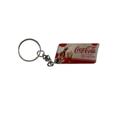 Promotional Plastic Key-Chain With Brand Logo Message