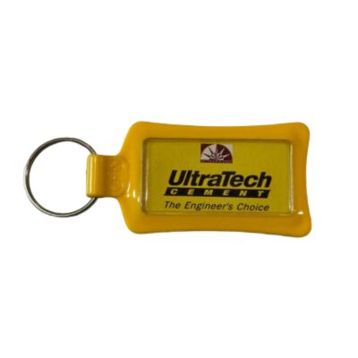 Customized Metal Keychain With Brand Logo Name