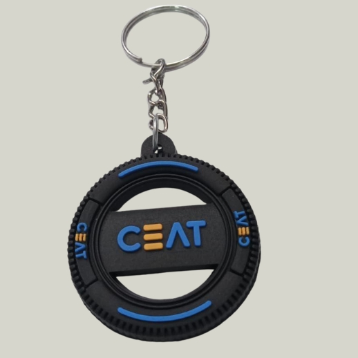 Soft Silicone Keychains with Branding