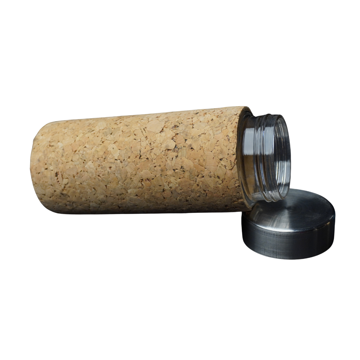 Borosilicate Glass Bottle with Natural Cork Sleeve