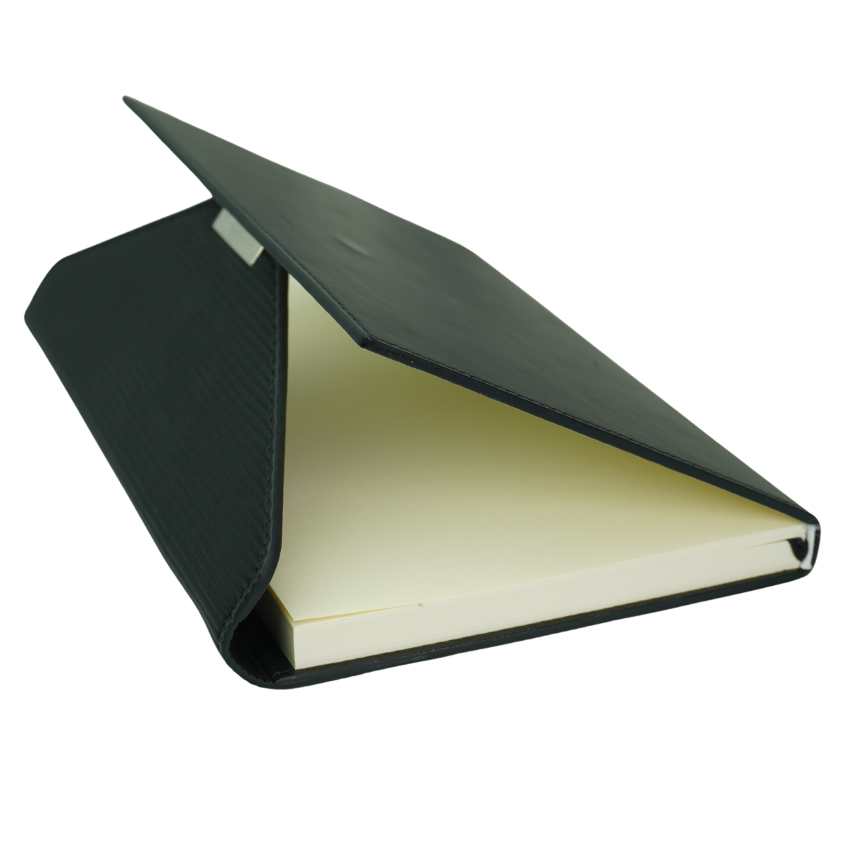 Black Hardbound Leather Notebook