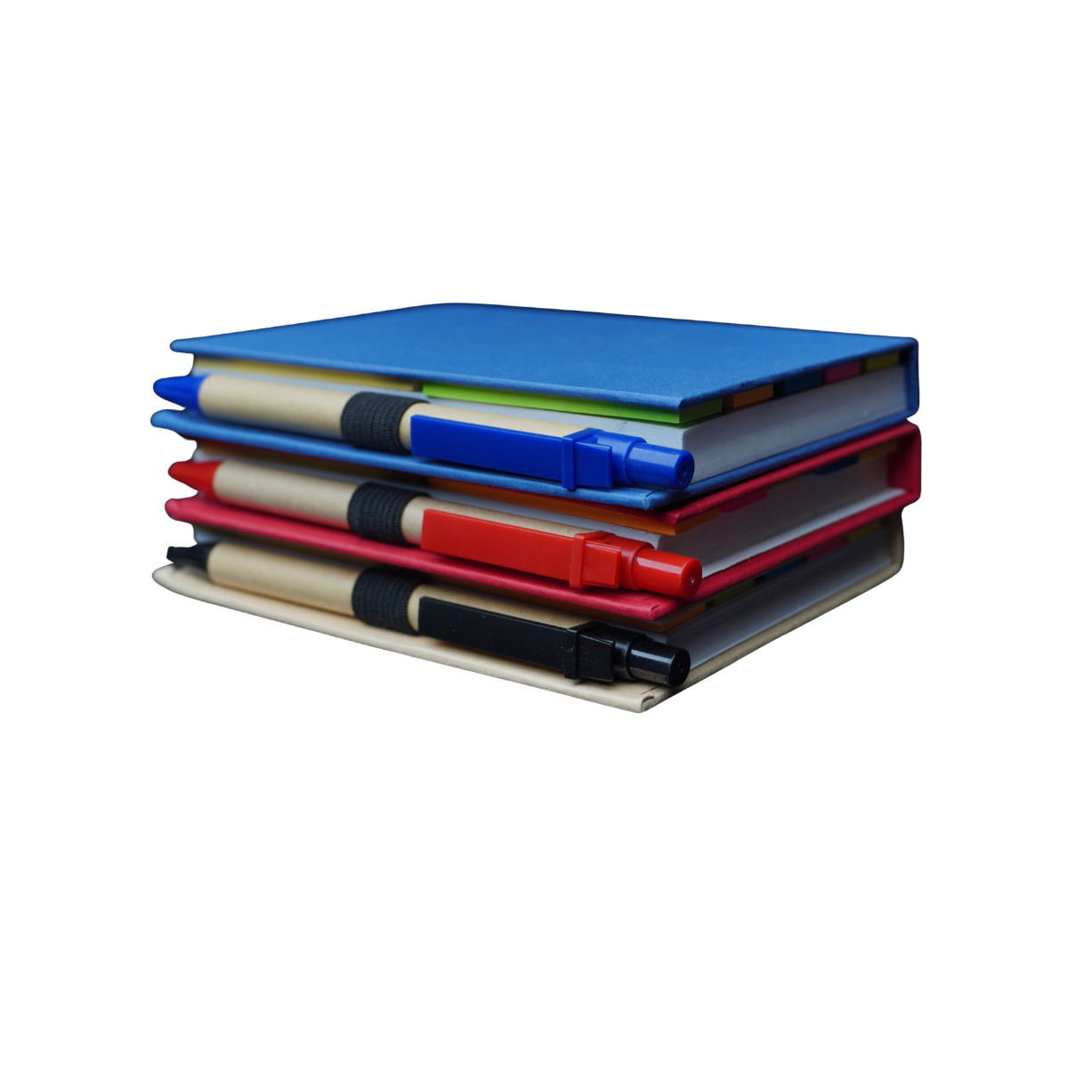 Eco Sticky Note Pad With Ball Pen