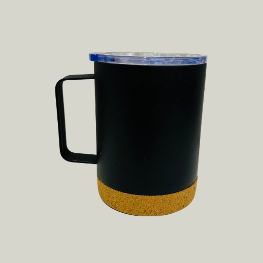 Vacuum Insulated Mugs 350ml Approx. with a Cork Base