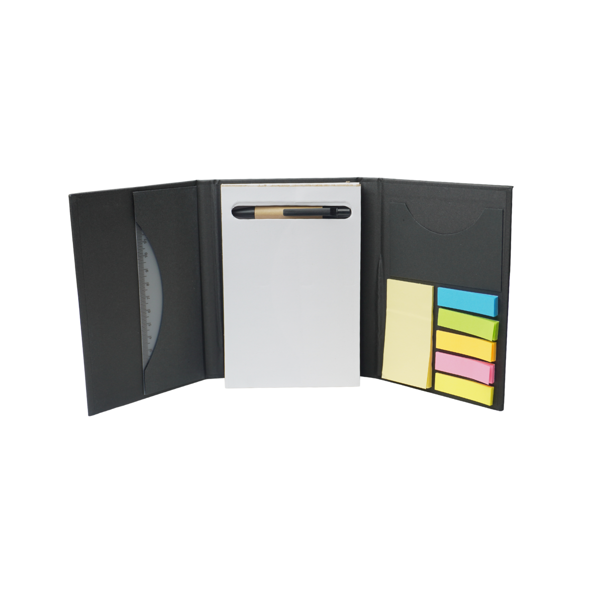 Foldable Black Sticky Notes Organizer