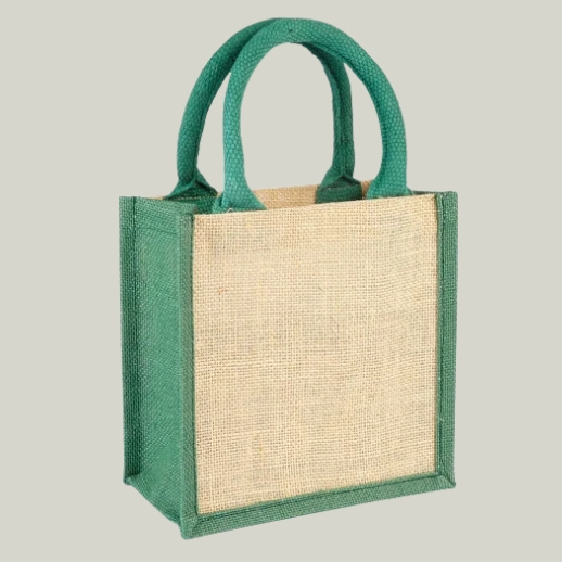 Loop Handle Jute Carry Bag