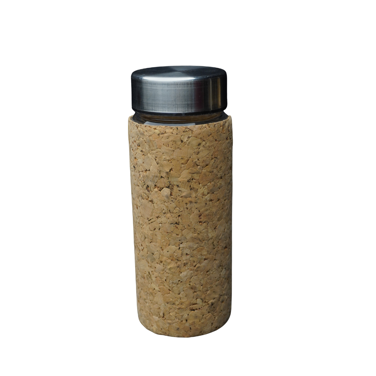 Borosilicate Glass Bottle with Natural Cork Sleeve