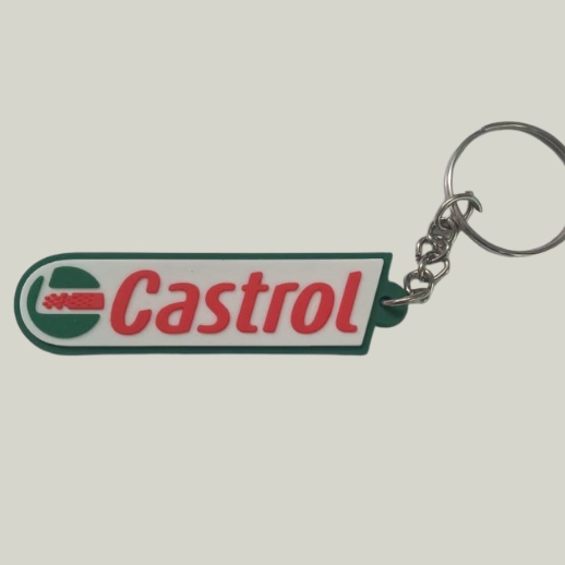 Custom Silicone Logo Keychains